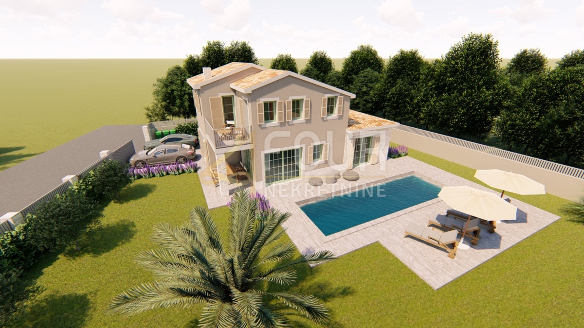 Istra, Tinjan, samostojna hiša s bazenom