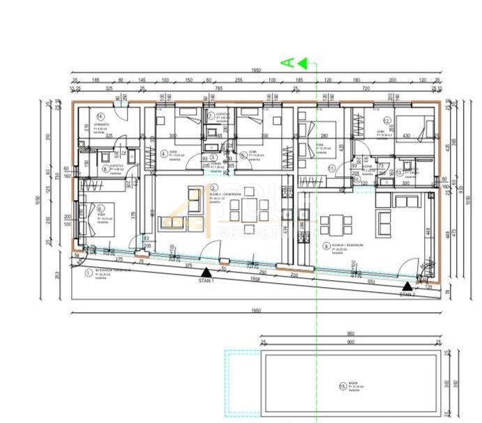 Hiša Labin, 200m2