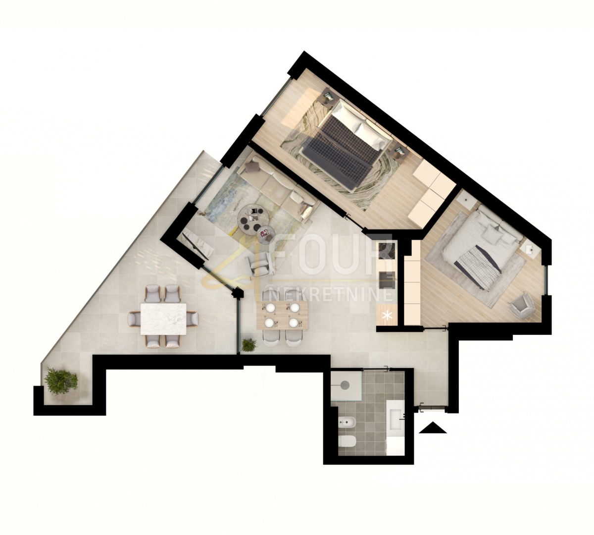 Stanovanje Umag, 86,60m2