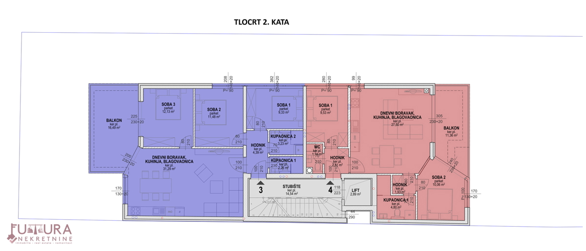 ZAGREB - TREŠNJEVKA, STAN 65,30 M2, PRODAJA, LOKACIJA, NOVO!!!