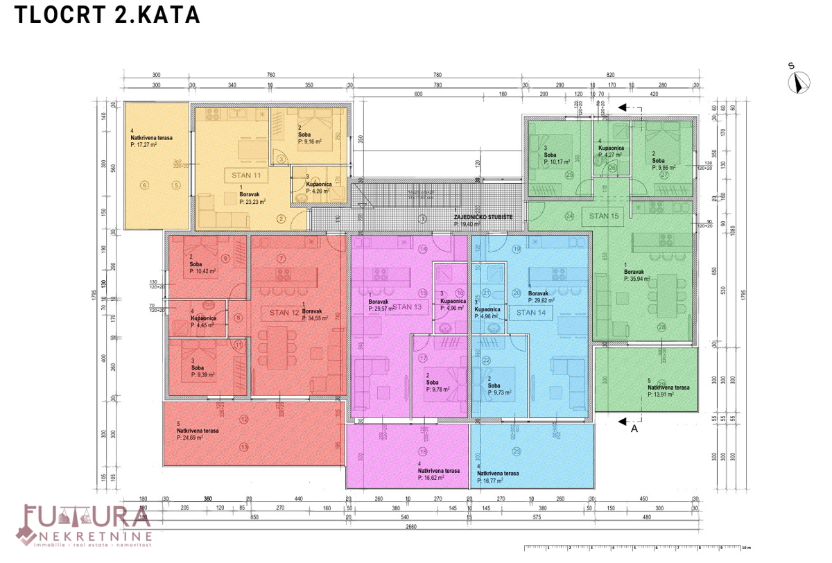 PAG - POVLJANA, APARTMA 44,31 M2, PRODAJA, POGLED, NOVO, LOKACIJA!