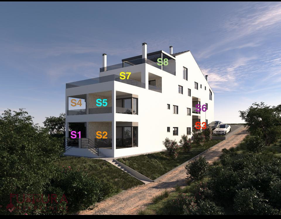 PAG - MANDRE, STAN 51,20 M2, PRODAJA, POGLED, LOKACIJA, NOVO!!!