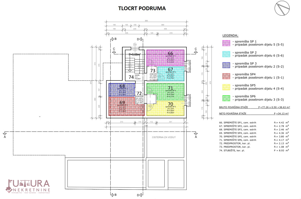 PAG - MANDRE, STANOVANJE 146,71 M2 PRODAJA, NOVO, POGLED, LOKACIJA!!!