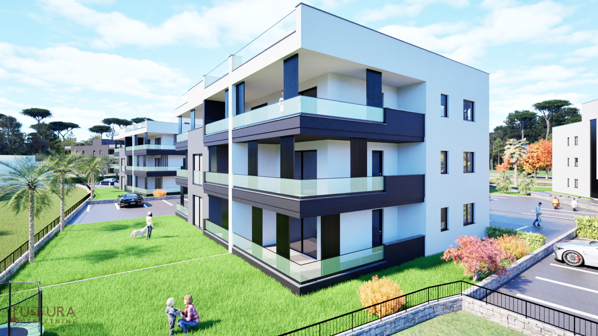 Zadar - Crvene kuće, stanovanje 101,67 m2, prodaja, vrt, novo!