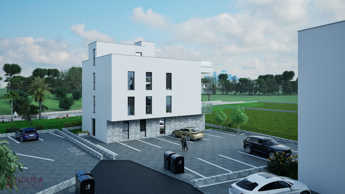 Zadar - Crvene kuće, stanovanje 101,67 m2, prodaja, vrt, novo!