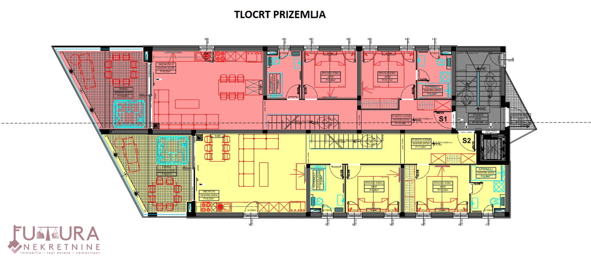 AKCIJA!! PAG - MANDRE, STANOVANJE 154,06 M2, PRODAJA, PRVA VRSTA OB MORJU, RAZGLED, NOVO, VRT, DVIGALO!!!