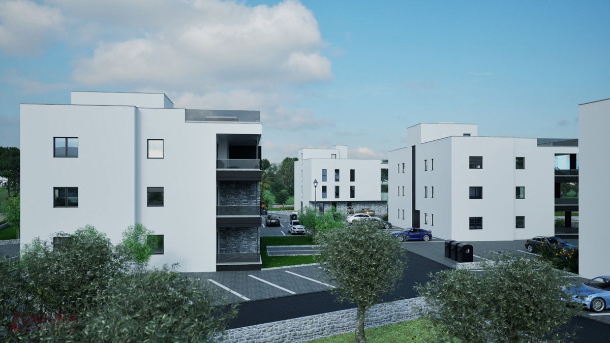 Zadar - Crvene kuće, stanovanje 101,67 m2, prodaja, vrt, novo!