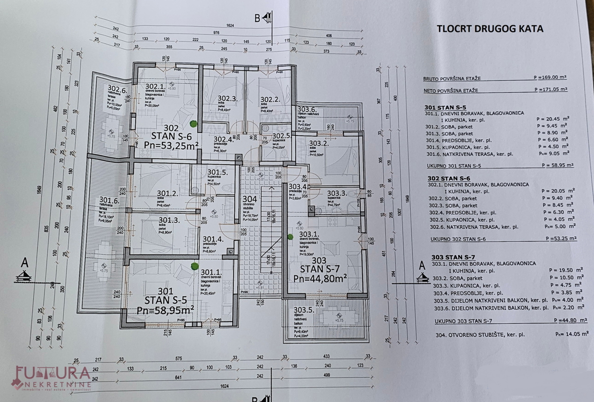 PAG - MANDRE, STANOVANJE 61,95 M2, PRODAJA, NOVO, RAZGLED, LOKACIJA!!!