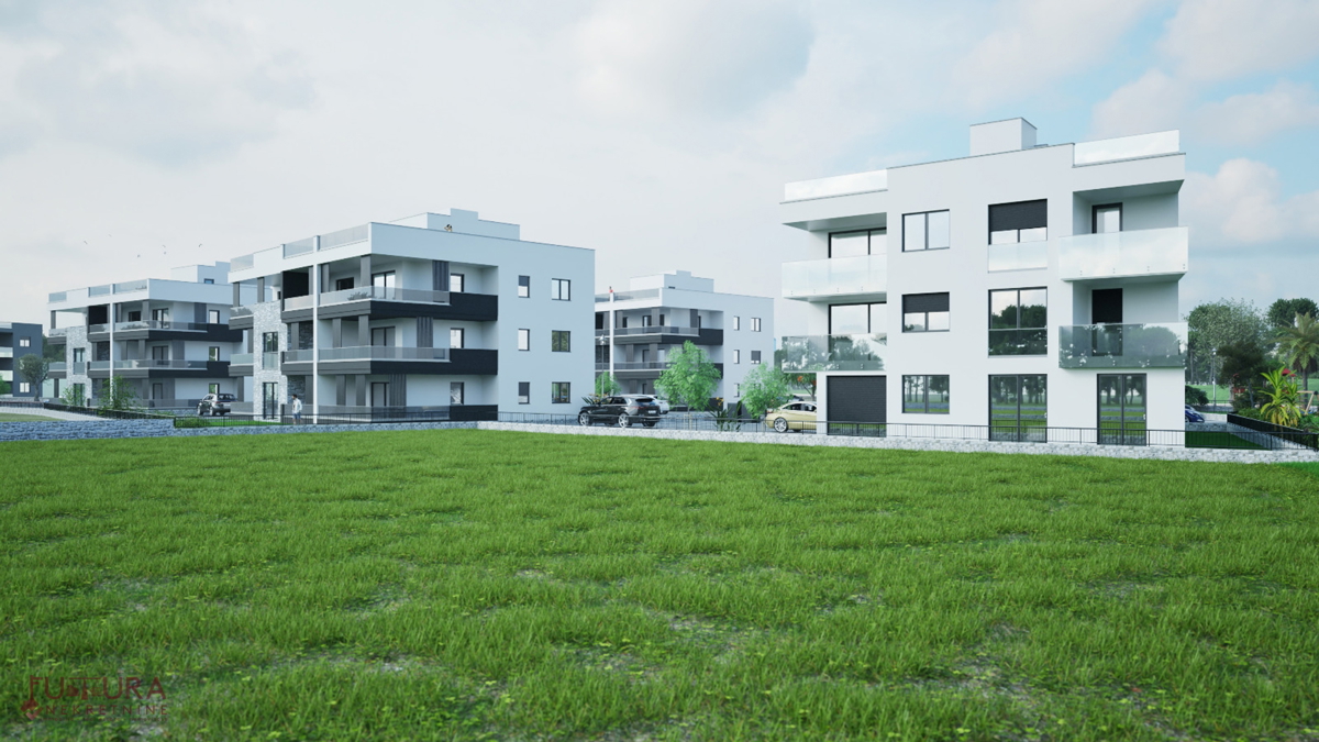 ZADAR - CRVENE KUĆE, STANOVANJE 74,45 M2, PRODAJA, NOVO, LOKACIJA!