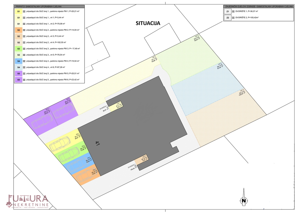 PAG - MANDRE, STANOVANJE 101,52 M2, PRODAJA, NOVO, VRT, GARAŽA, LOKACIJA