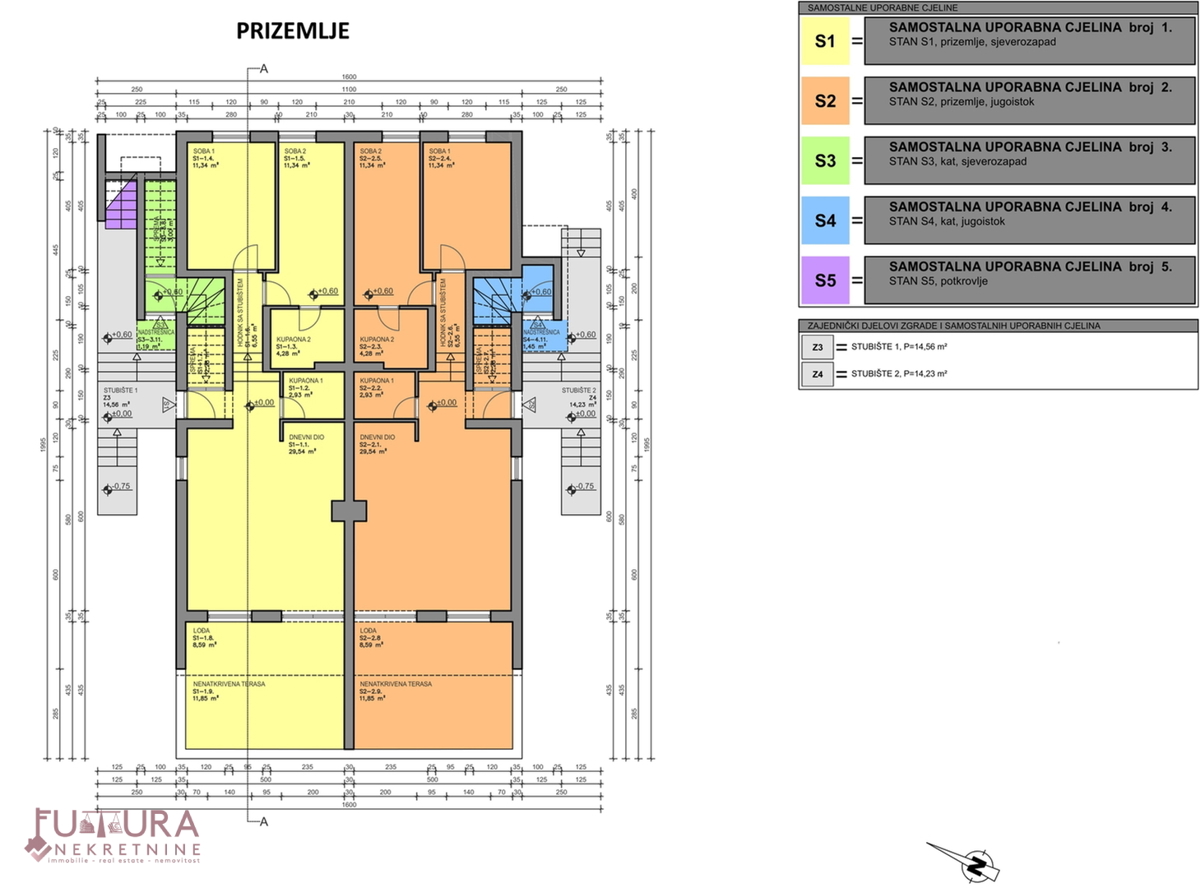 PAG - MANDRE, STANOVANJE 101,52 M2, PRODAJA, NOVO, VRT, GARAŽA, LOKACIJA