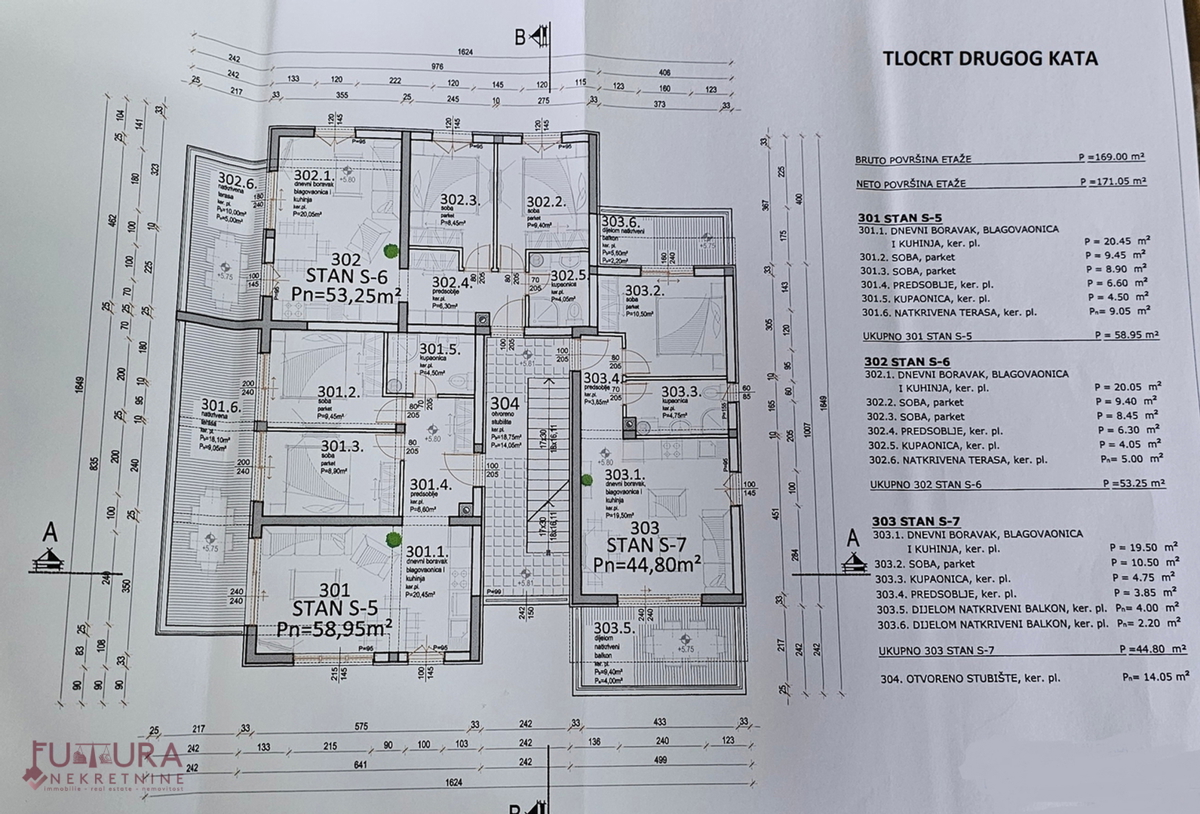 Pag - Mandre, stanovanje 47,80 m2, prodaja, pogled, novo, lokacija