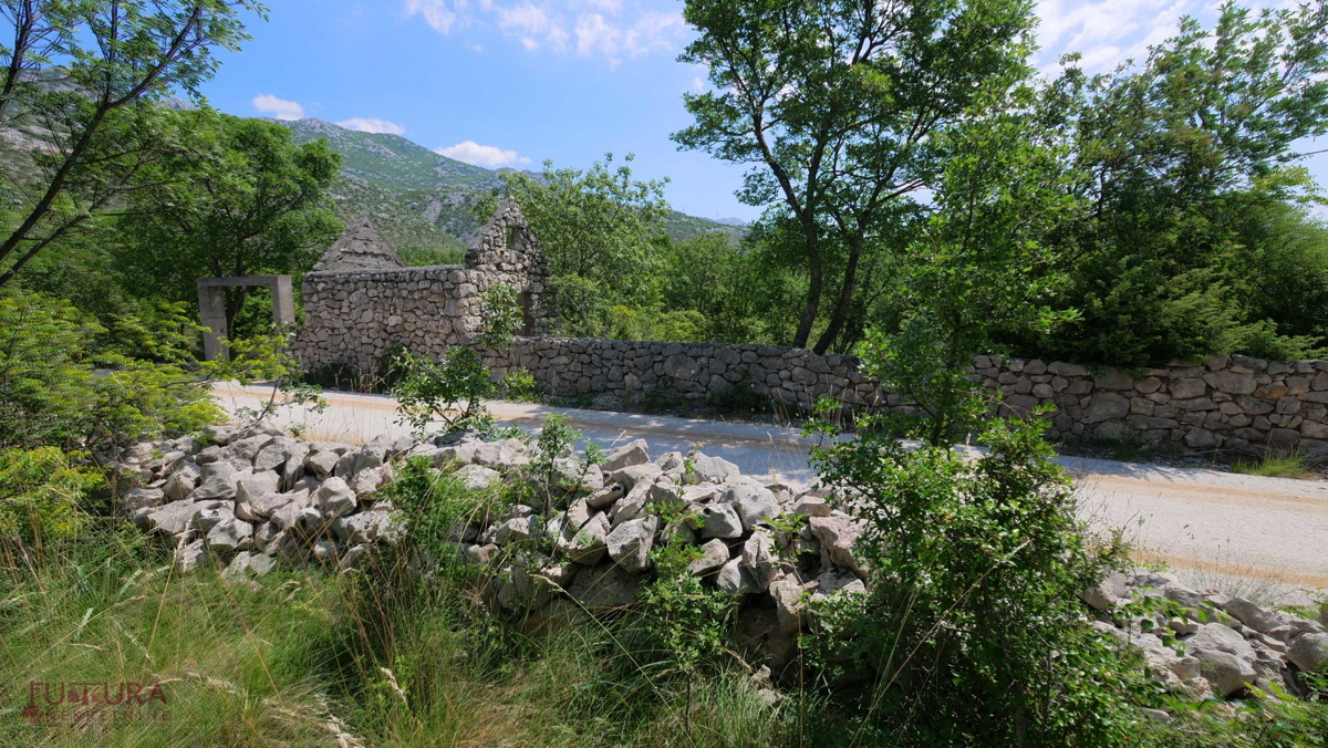 STARIGRAD - SELINE, GRADBENO ZEMLJIŠČE 3264 M2, PRODAJA, POGLED NA MORJE, LOKACIJA