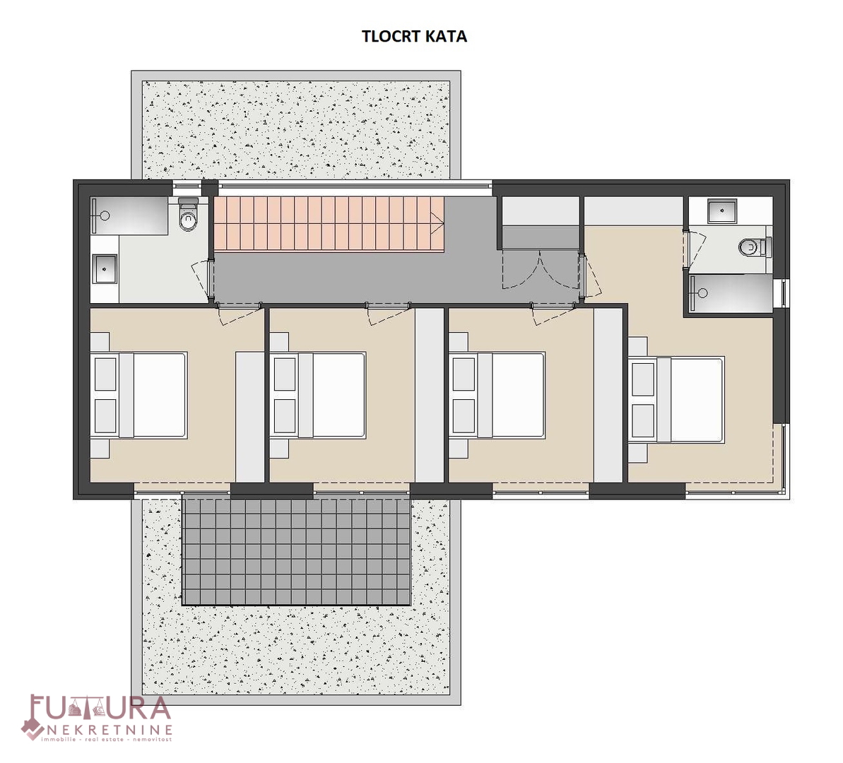 PAG - KOLAN, PRODAJA VILE 190 M2, NOVO, BAZEN, POGLED!!!