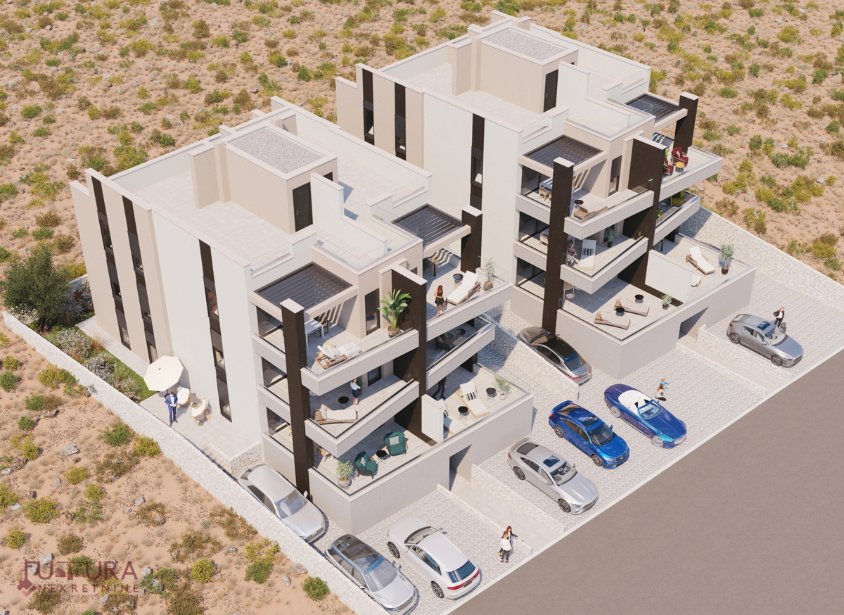 PAG - ŠIMUNI, PENTHOUSE 100,69 M2, PRODAJA, RAZGLED, LOKACIJA, NOVO!!