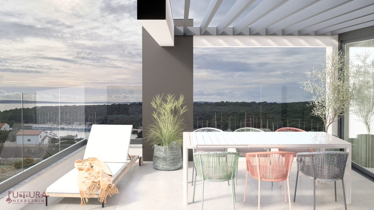 PAG - ŠIMUNI, PENTHOUSE 100,69 M2, PRODAJA, RAZGLED, LOKACIJA, NOVO!!