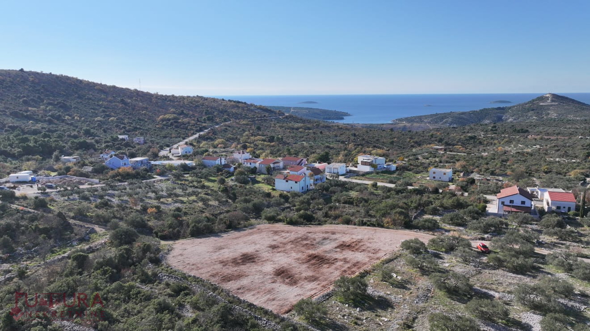 PRIMOŠTEN, GRADBENIŠKO ZEMLJIŠČE 1285 M2, PRODAJA, ČUDOVIT POGLED!!