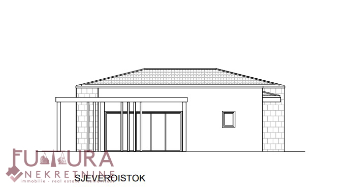 ZADAR - ŽMAN, GRADBENI ZEMLJIŠČE 483 M2, RAZGLED, 90 M OD MORJA!!!
