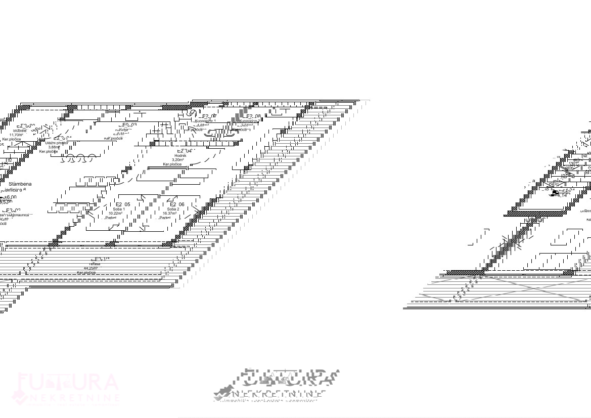 ZADAR - PRIVLAKA, STAN 213,17 M2 PRODAJA, STREŠNA TERASA, RAZGLED, NOVO, LOKACIJA!!!