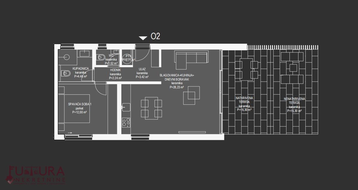 ZADAR - UGLJAN, STAN 85,18 M2, PRODAJA, NOVO, VRT, PRVA VRSTA, POGLED!!!