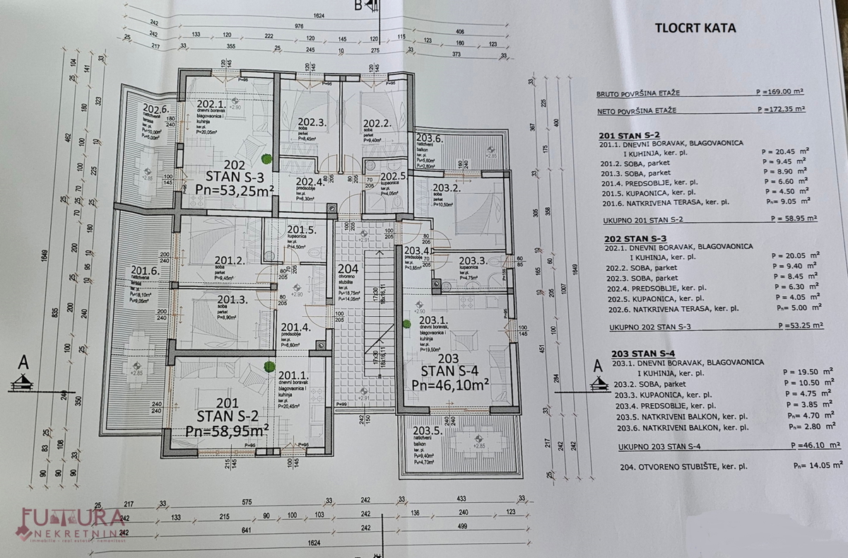 Pag - Mandre, stan 49,10 m2, prodaja, pogled, novo, lokacija!