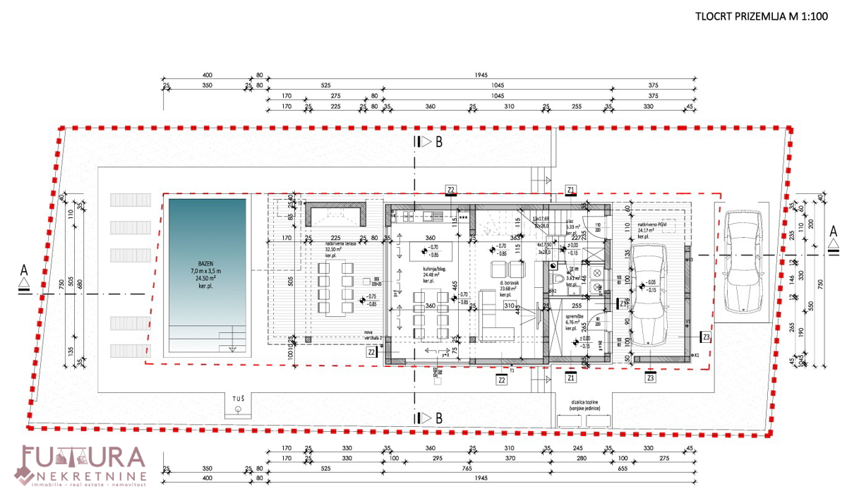 ZADAR - ZATON, VILA 223,23 M2, PRODAJA, RAZGLED, LOKACIJA, BAZEN, NOVO!!!