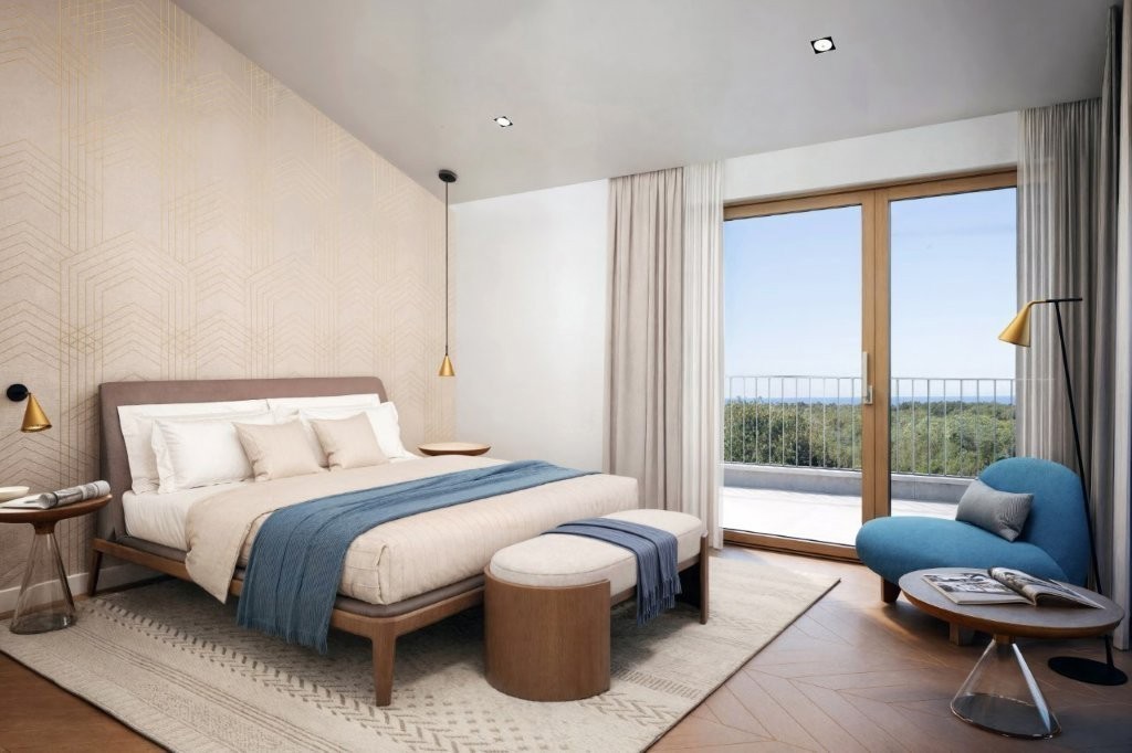 Luksuzna vila v gradnji Poreč – odprt pogled na naravo in morje