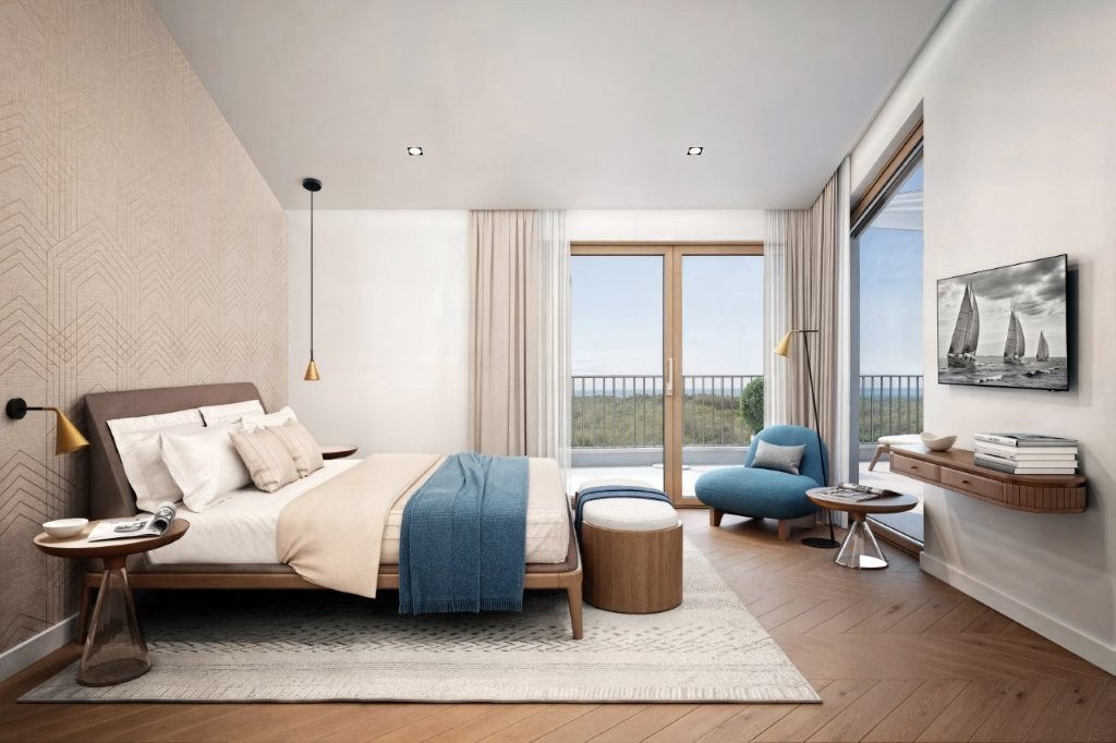 Luksuzna vila v gradnji Poreč – odprt pogled na naravo in morje