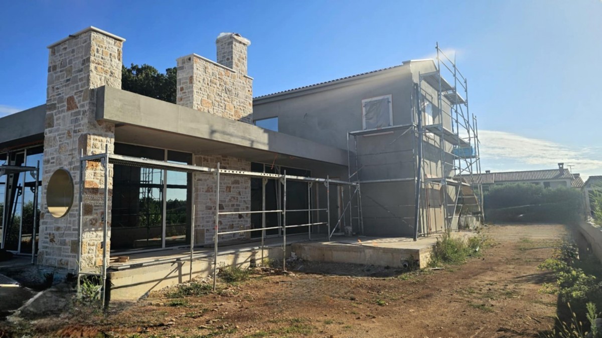 Poreč, Vižinada, luksuzna Vila v izgradnji