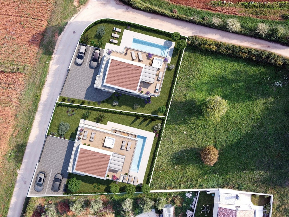 POREČ, moderna hiša pogled morje, prodaja