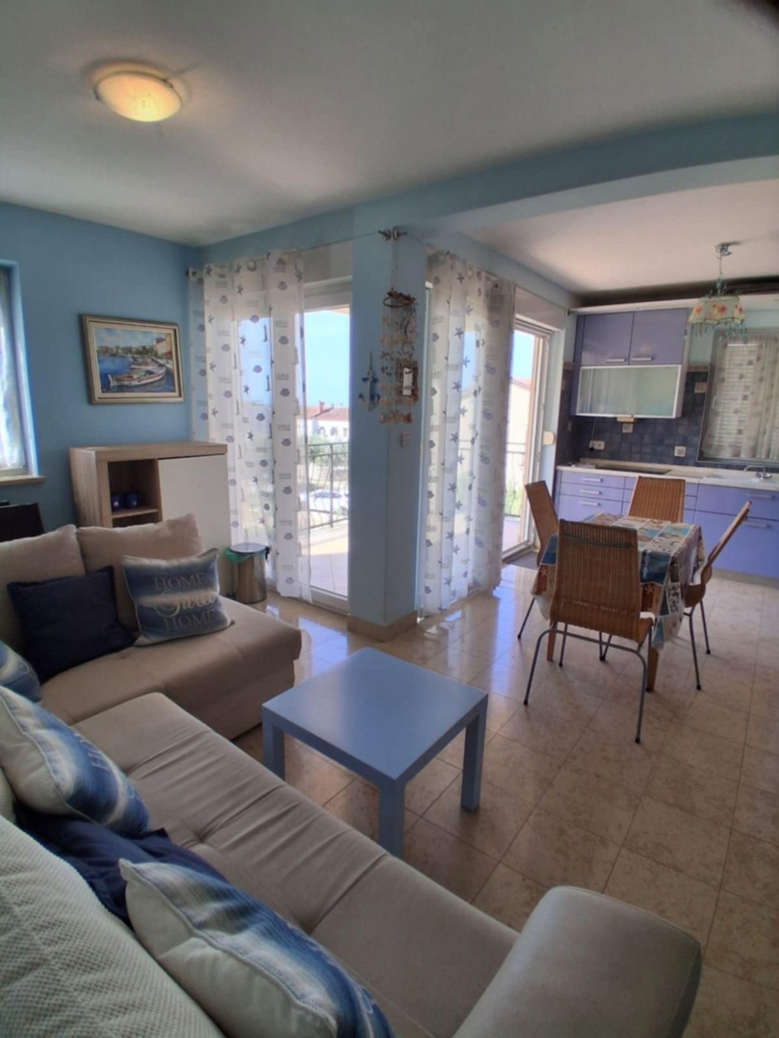 Dupleks stanovanje s pogledom na morje in terasami – Poreč, Mali Maj, Istra