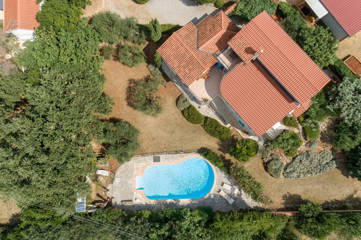 Hiša okolica Poreča, pogled morje