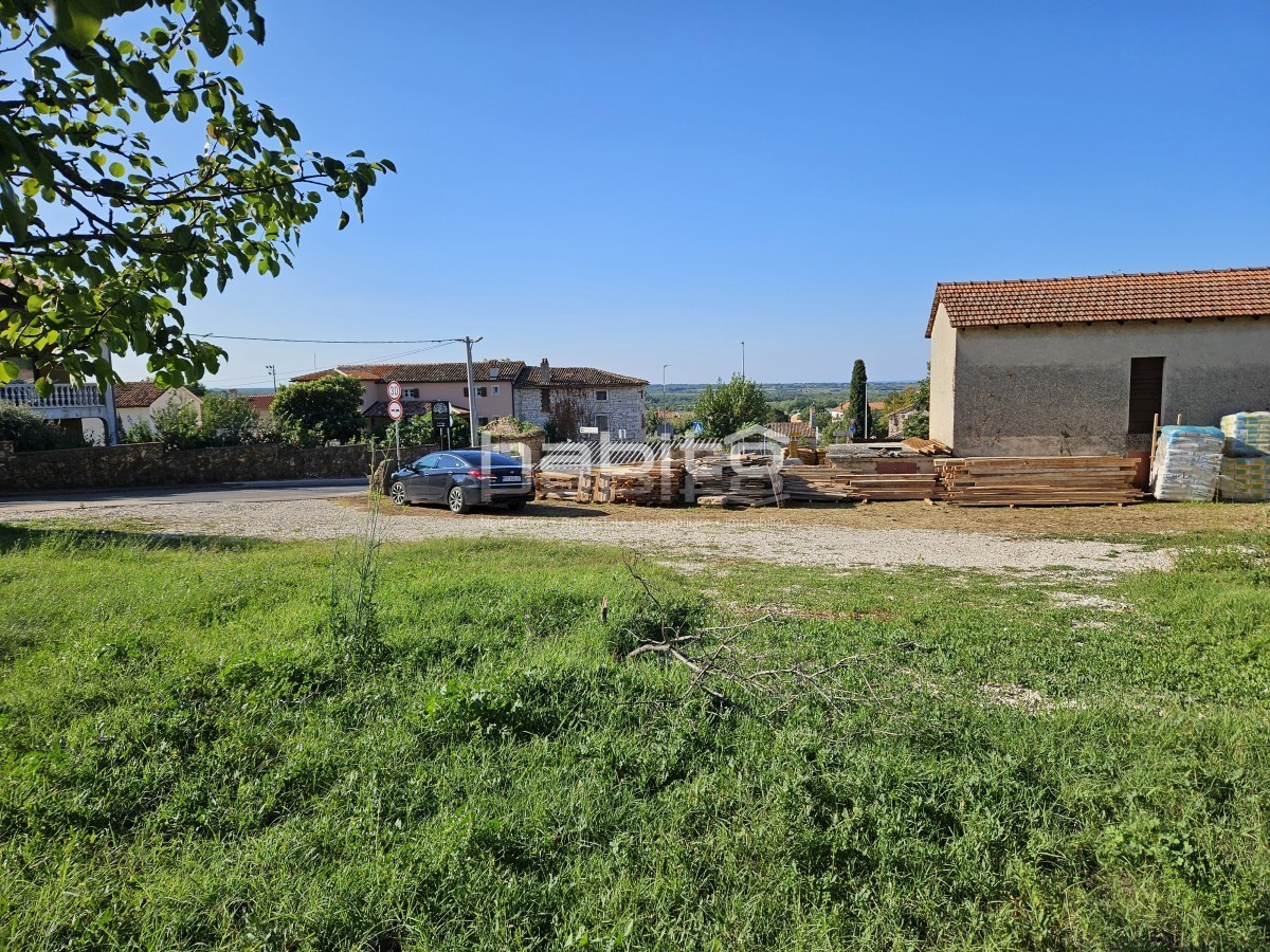Poreč 10 km, Kaštelir - Građevinsko zemljište sa pogledom na more