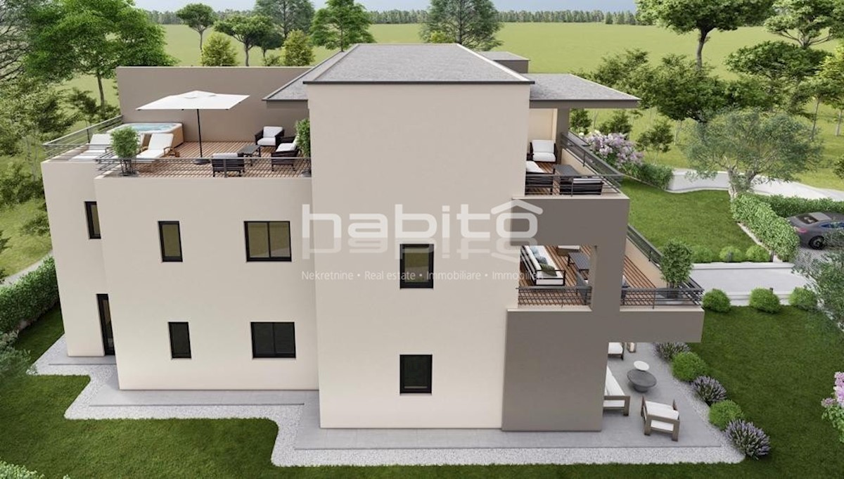 Okolica Poreča, Tar - NOVOGRADNJA, Luksuzni apartmaji le 1,5 km od morja