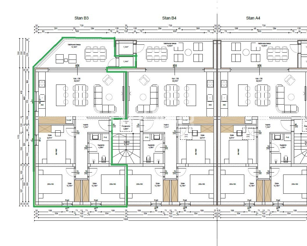 Istra, Poreč, Tar – Prodaja stanovanja v 1. nadstropju, 78 m²