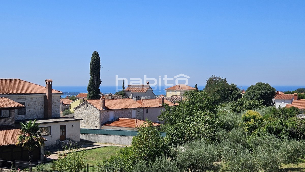 Poreč - Novo stanovanje s pogledom na morje, 2 spalnici, DVIGALO, 2 parkirni mesti