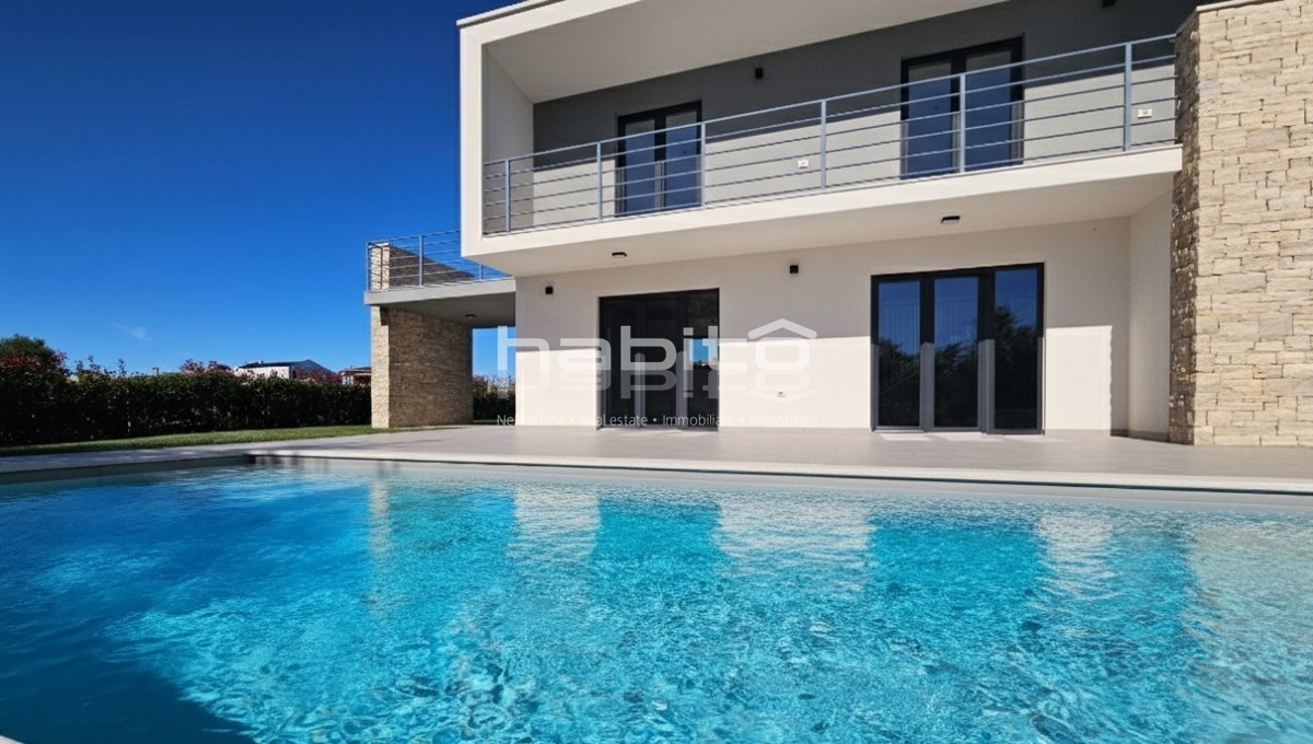 Okolica Poreča - Moderna Vila z Bazenom blizu Poreča in Morja