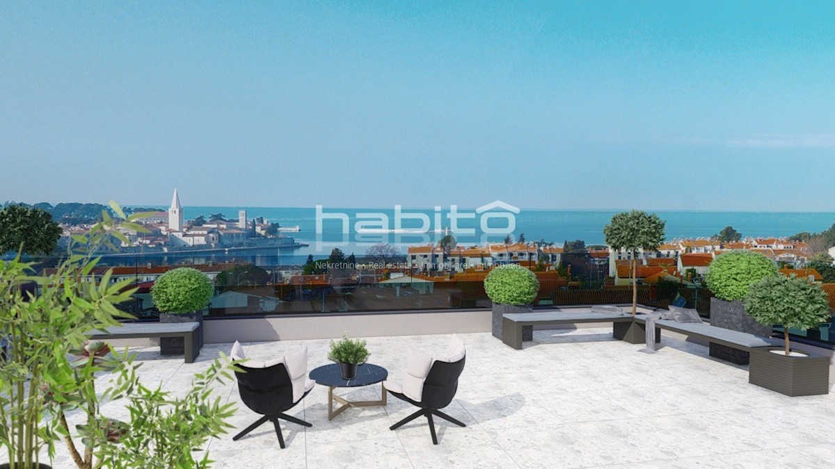 Poreč - Ekskluziven penthouse z garažo v centru mesta