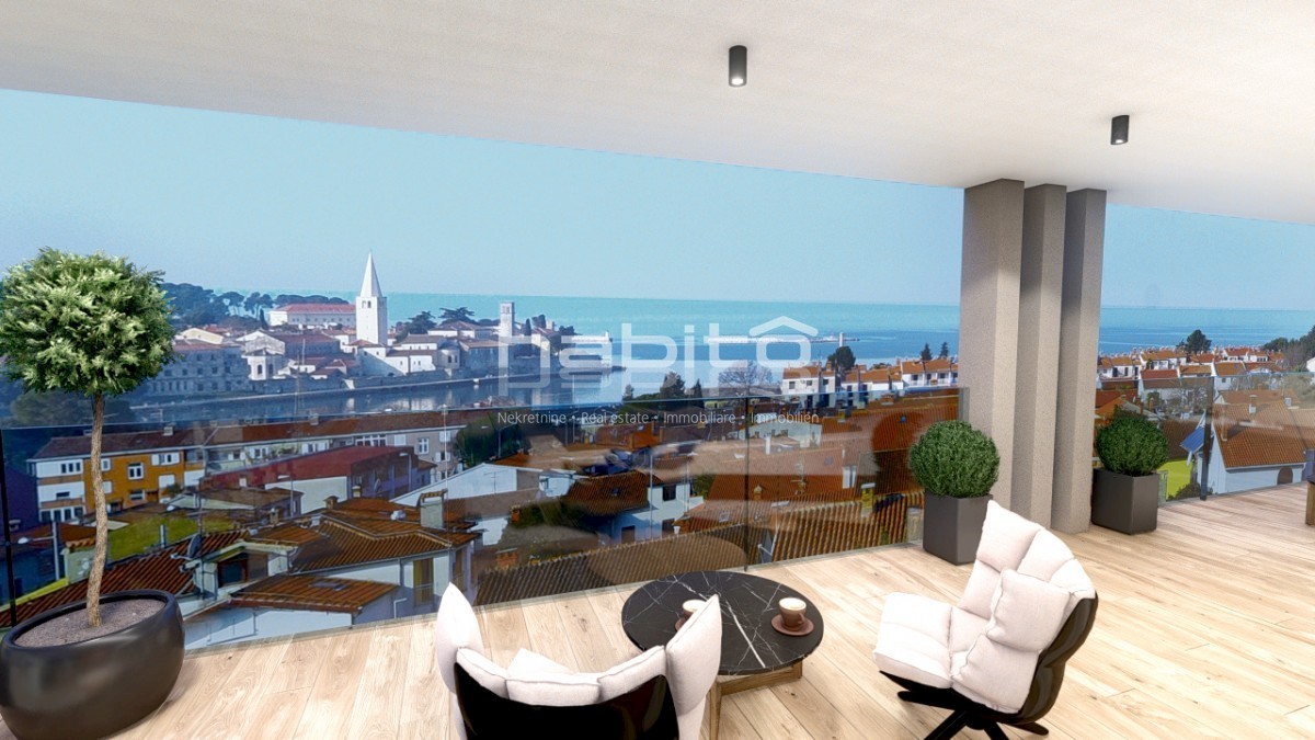 Poreč - Ekskluziven penthouse z garažo v centru mesta