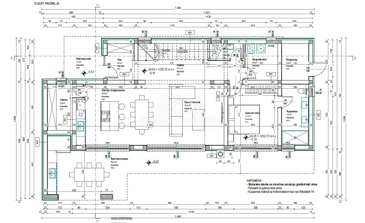 Moderna udobna vila s strešno teraso, kakovostno opremo in edinstvenim razgledom