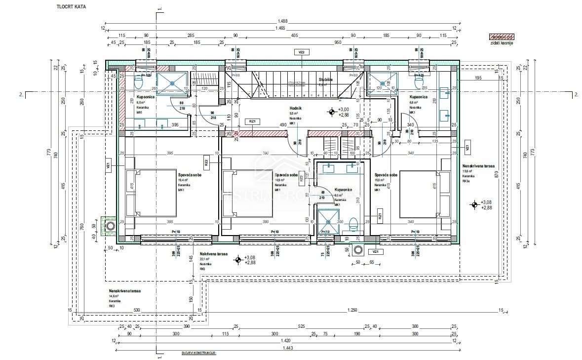 Moderna udobna vila s strešno teraso, kakovostno opremo in edinstvenim razgledom