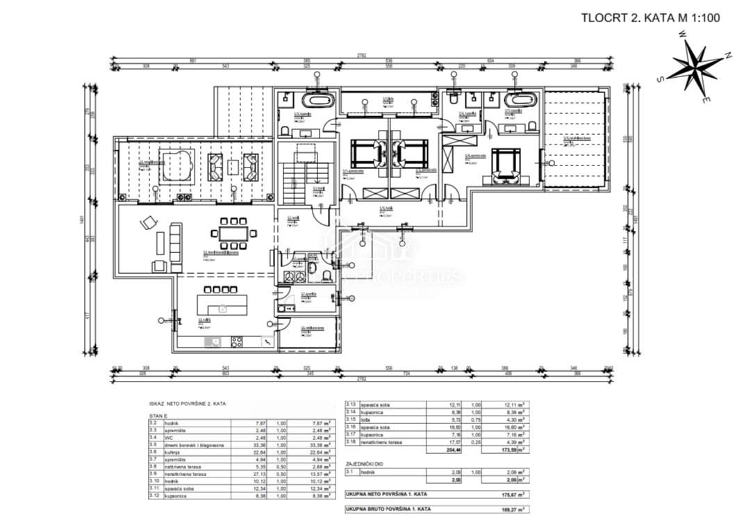 Prostornost, udobje, kakovost in neustavljiv razgled iz popolnega penthousea