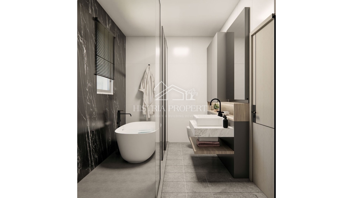 Prostornost, udobje, kakovost in neustavljiv razgled iz popolnega penthousea