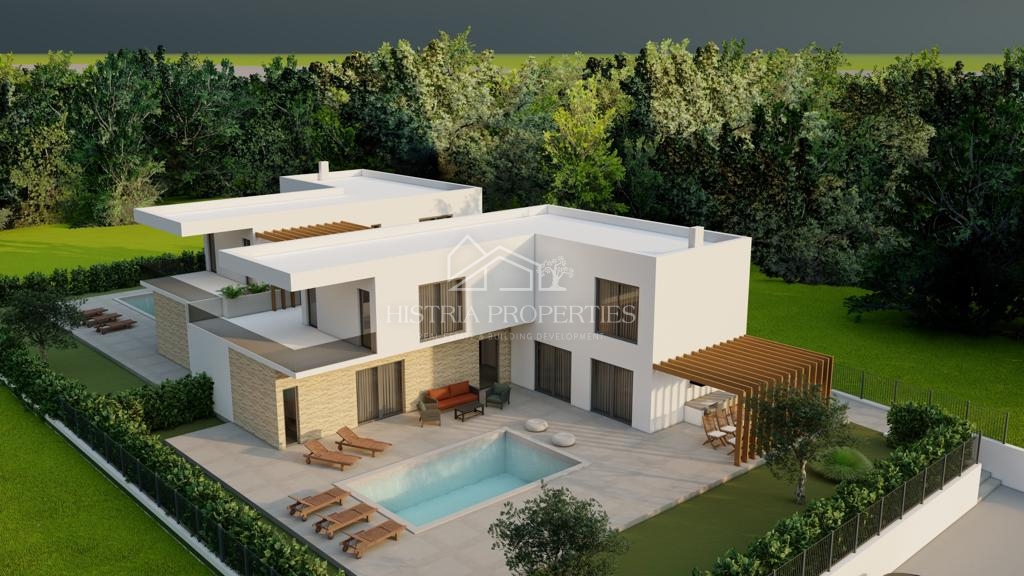 Gradbeno zemljišče za 2 moderni hiši z veljavnim dovoljenjem in plačanimi komunalnimi storitvami