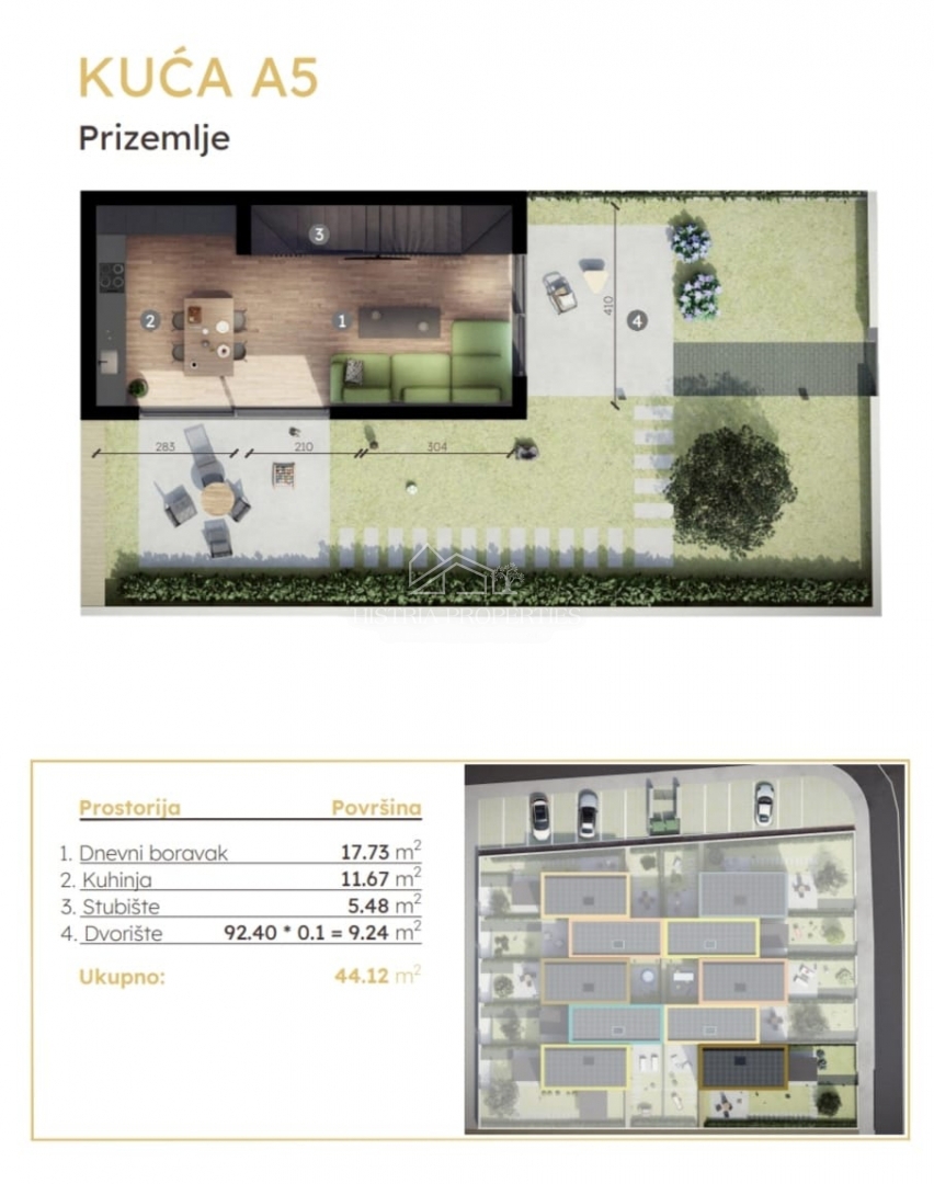 Moderna in opremljena hiša z bazenom, kategorizirana za turistični najem