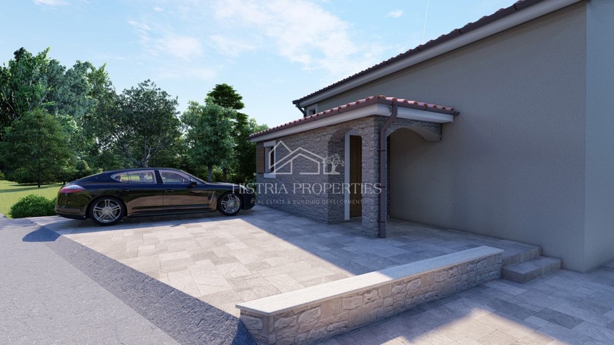 Ugodno zemljišče za gradnjo več hiš v bližini čudovitega Grožnjana in mirne pokrajine