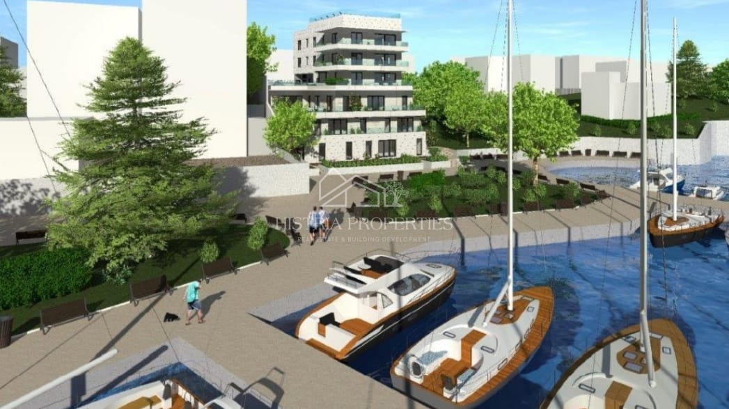 Luksuzno pametno stanovanje v 1. vrsti do morja s pogledom na Kvarner