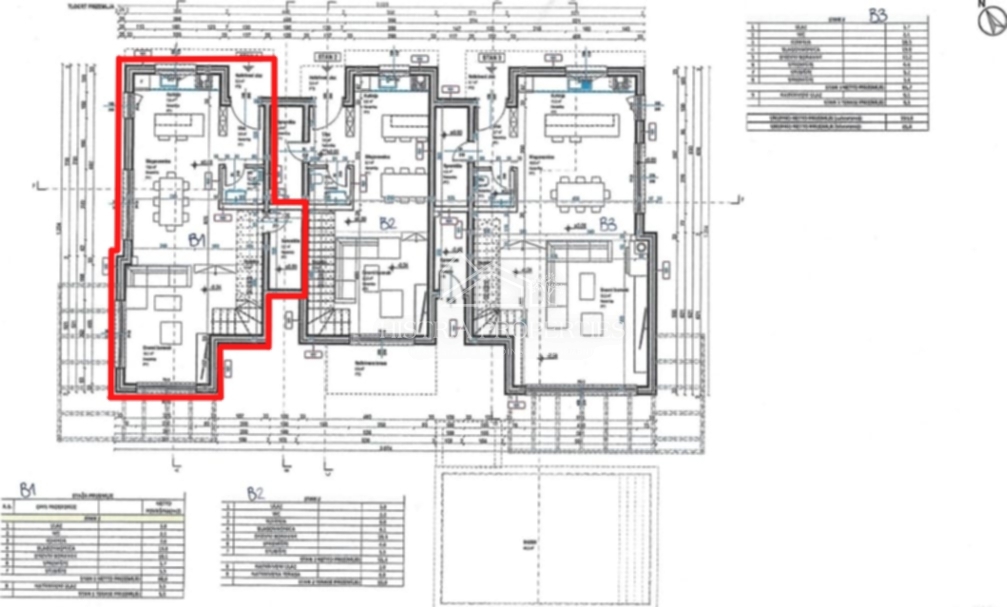 Vrstna hiša zgrajena iz 100 % ekoloških materialov v bližini Poreča