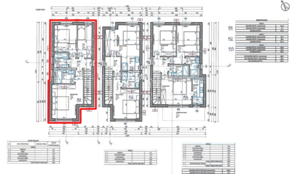 Vrstna hiša zgrajena iz 100 % ekoloških materialov v bližini Poreča
