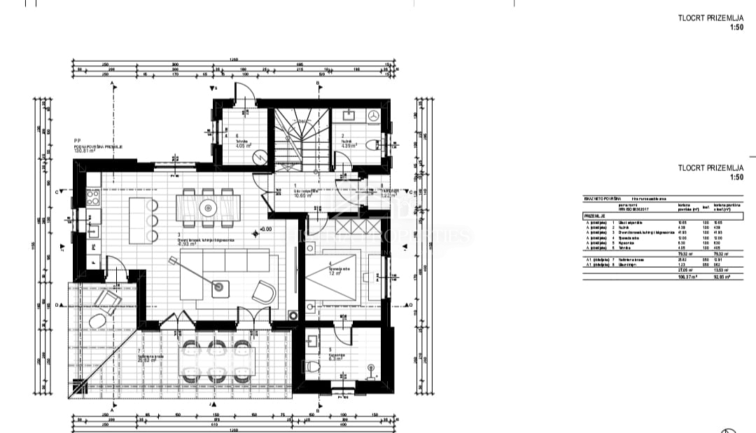 Novogradnja v tradicionalnem slogu s pogledom na morje iz vsake sobe